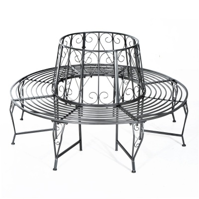 Foto van Outsunny ronde 360° boombank van metaal ∅160 cm