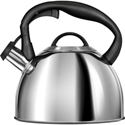 Foto van Smile - RVS Fluitketel - 3 Liter - Alle Warmtebronnen - Zilver