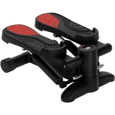 Foto van SPORTNOW Mini Stepper - Staal, Kunststof - 44,5L x 29B x 20H cm - Zwart