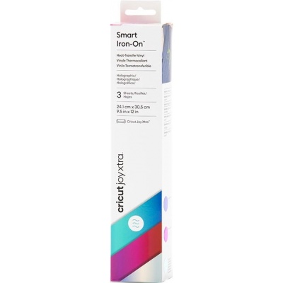 Foto van Cricut Smart Iron-On Joy Xtra Folieset 30,5 cm Kobalt-blauw, Transparant blauw, Dahlia