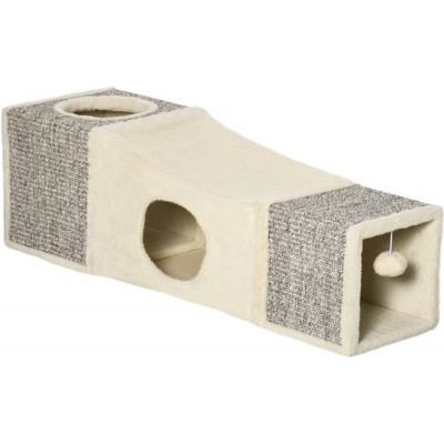 Foto van PawHut Katzentunnel met Speelbal D34-004V00