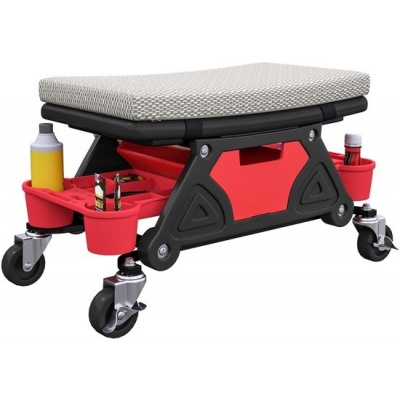 Foto van HOMCOM Mechanische Rolstoel Kunststof 64,5L x 33B x 35H cm Grijs