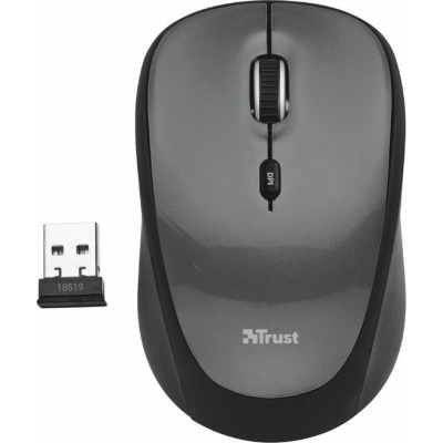 Foto van Trust Yvi Draadloze Mini Muis - Zwart