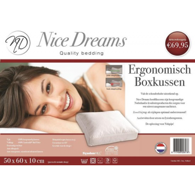 Nice Dreams Boxkussen 60cm X 50cm Nice Dreams Boxkussen 60cm X 50cm