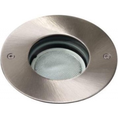 Foto van Massieve Brooklyn Inbouwstop Inox - 7W