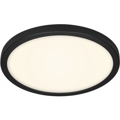 Foto van Briloner Leuchten - LED Plafondlamp, 24,5W, 2400 lumen, 4000K, zwart-wit