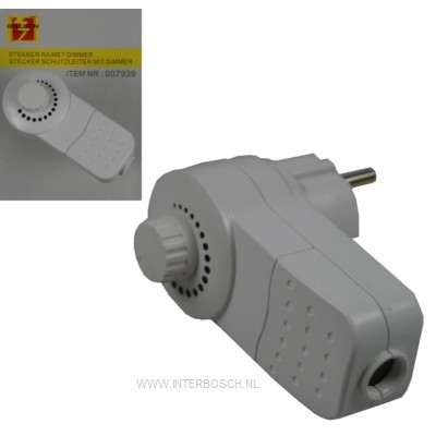 Stekker RA Met Dimmer Stekker RA Met Dimmer