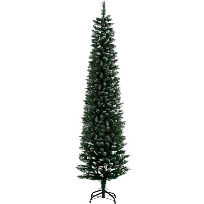 Foto van HOMCOM Kunststof Kerstboom met Metaal Ø53 x 190H cm Groen