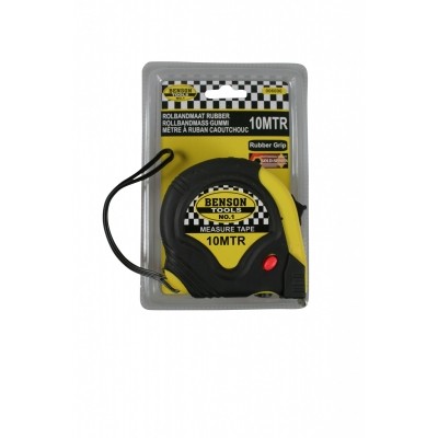 Rolbandmaat Rubber 10M*25MM/3 stn Rolbandmaat Rubber 10M*25MM/3 stn
