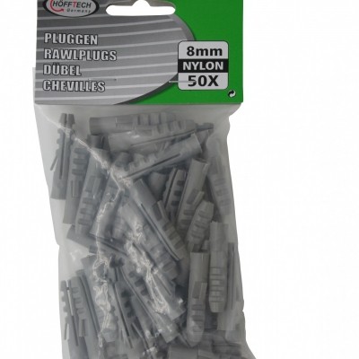 Pluggen 8MM Nylon Pluggen 8MM Nylon