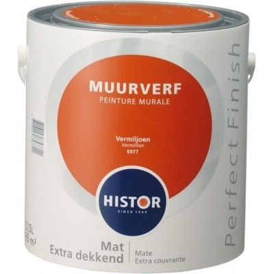 Histor Muurverf Vermiljoen Histor Muurverf Vermiljoen