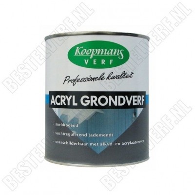 Koopmans Acryl Grondverf 750 ml Koopmans Acryl Grondverf 750 ml