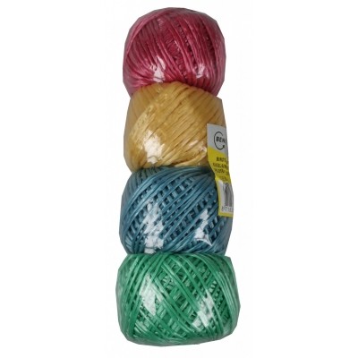 Touw Bolletje Bindtouw Assorti 40M Touw Bolletje Bindtouw Assorti 40M