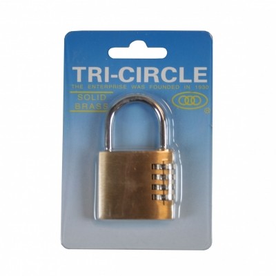 Hang- Cijferslot 40 MM Tri-Circle B/C Hang- Cijferslot 40 MM Tri-Circle B/C