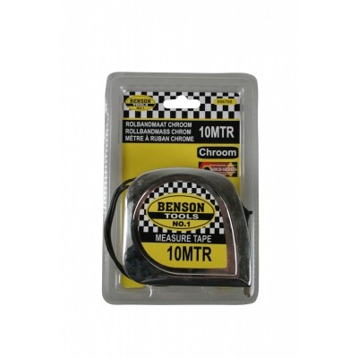 Rolbandmaat Chroom 10M*25MM Rolbandmaat Chroom 10M*25MM