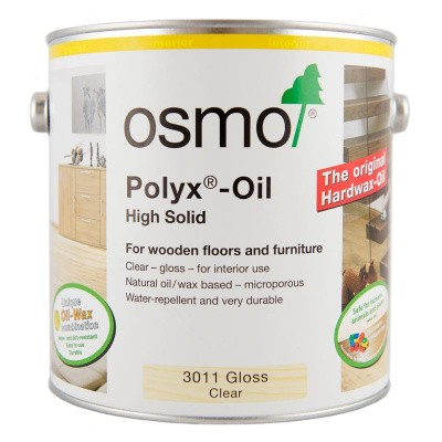 Osmo Hardwax Olie 3011 Glanzend Foto van Osmo Hardwax Olie 3011 Glanzend