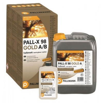 Pallmann Pall-X 98 Gold 2k Parketlak Foto van Pallmann Pall-X 98 Gold 2k Parketlak