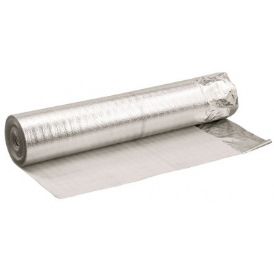 Alufoam ondervloer 3mm 15m2 Foto van Alufoam ondervloer 3mm 15m2