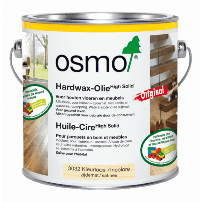 Osmo Hardwax Olie 3032 Zijdemat Foto van Osmo Hardwax Olie 3032 Zijdemat