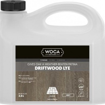 Woca Driftwood Lye Grijs Foto van Woca Driftwood Lye Grijs