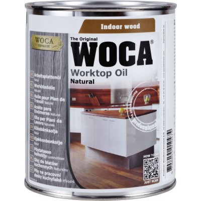 Woca Werkbladolie Naturel Foto van Woca Werkbladolie Naturel