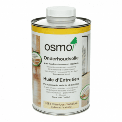 Osmo Onderhoudsolie 3081 Zijdemat Foto van Osmo Onderhoudsolie 3081 Zijdemat