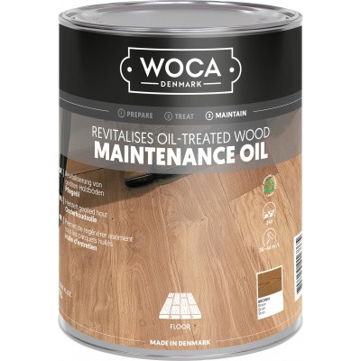 Woca Onderhoudsolie Bruin Foto van Woca Onderhoudsolie Bruin