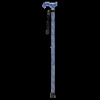 Afbeelding van Wandelstok met bedrukt handvat Delfts blauw