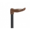 Afbeelding van Wandelstok ergonomisch houtprint links