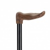 Afbeelding van Wandelstok ergonomisch houtprint links