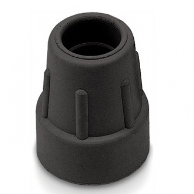 Dop wandelstok 25 mm Zwart Dop wandelstok 25 mm Zwart