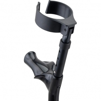 Foto van Loop Kruk comfort met gesloten manchet Zwart (set)