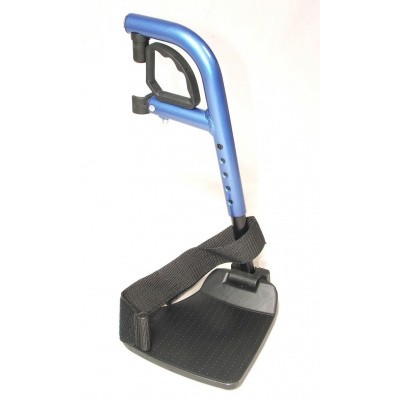 Foto van Beensteun Links Rolstoel Pyro Start Plus Blauw 