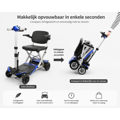 Foto van Opvouwbare Scootmobiel Kaigo Superlite Plus, 18kg