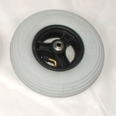 Wiel 200x50mm (8x2 inch) Luchtband grijs Wiel 200x50mm (8x2 inch) Luchtband grijs