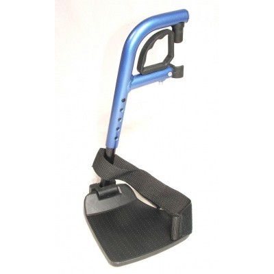 Foto van Beensteun Rechts rolstoel Pyro Start Plus Blauw 