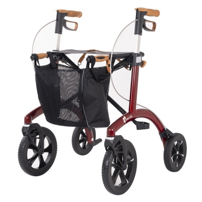 Rollator Saljol Allround - REGULAR - Barolo Red