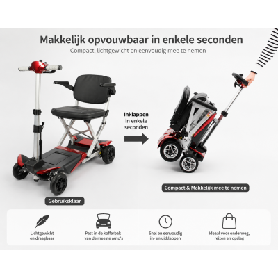 Foto van Opvouwbare Scootmobiel Kaigo Superlite Plus, 18kg