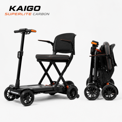 Foto van Opvouwbare Scootmobiel Kaigo Superlite Carbon, 13.5kg