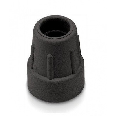 Dop wandelstok 22 mm Zwart Dop wandelstok 22 mm Zwart
