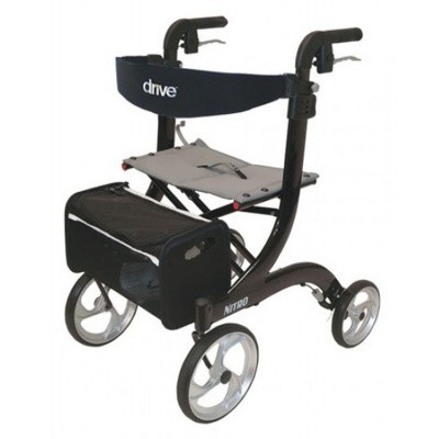 Lichtgewicht rollator Nitro (medium) Zwart Lichtgewicht rollator Nitro (medium) Zwart