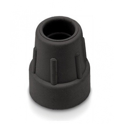 Dop wandelstok 16 mm Zwart Dop wandelstok 16 mm Zwart