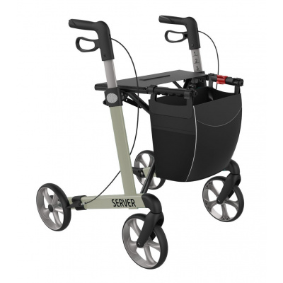 Lichtgewicht rollator Server Champagne Medium Lichtgewicht rollator Server Champagne Medium