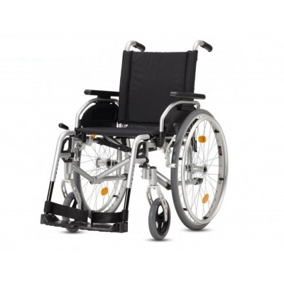 XL lichtgewicht Rolstoel Pyro Start Plus zilver (zitbreedte 52cm) XL lichtgewicht Rolstoel Pyro Start Plus zilver (zitbreedte 52cm)