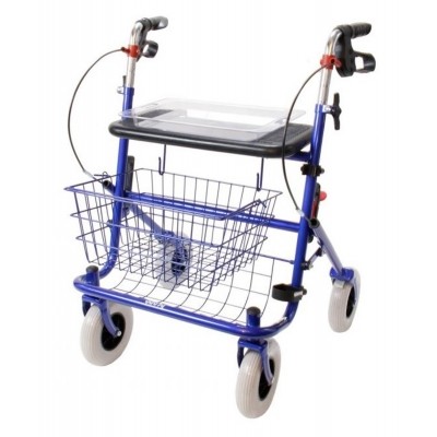 Rollator Basic XL Provo zitbreedte 50cm blauw Rollator Basic XL Provo zitbreedte 50cm blauw