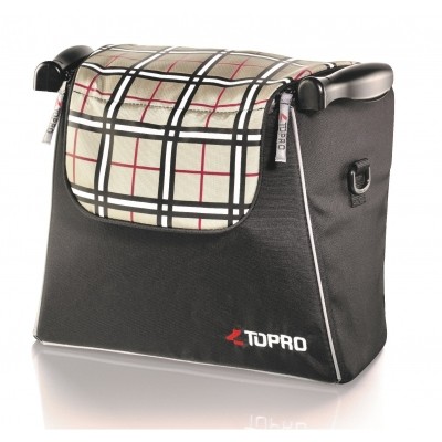 Rollator tas voor rollator Topro Troja Classic en 2G (tartan red champagne) Rollator tas voor rollator Topro Troja Classic en 2G (tartan red champagne)