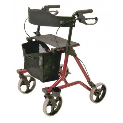 Ultra Lichtgewicht rollator el Torro Rood Ultra Lichtgewicht rollator el Torro Rood
