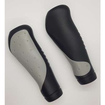 Handvatten Ergo Deluxe Grijs / Zwart 22mm Handvatten Ergo Deluxe Grijs / Zwart 22mm