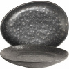 Bild von Teller 20x15cm Schwarz Tabelle Tales Mineral - 6 Stück