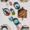 Bild von Bord 205x19cm blauw